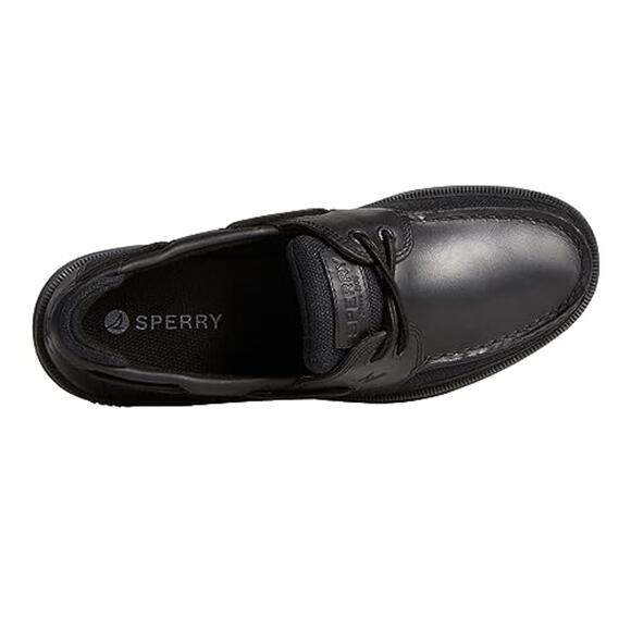 NWT Sperry Men\'s, Surveyor 2 Eye Boat Shoe, Baja Black, Size 9.5